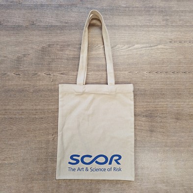 Cotton totebag shopping bag - The Art & Science of Risk